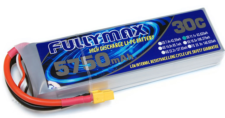 Блок батарей 30C 5750mAh 3S 11.1V FULLYMAX LiPo с соединителем XT60 для вертолетов воздушных судн RC автомобилей RC RC