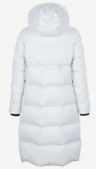 Water Repellent Womens Long Down Coat , Durable Breathable Long Goose Down Jacket