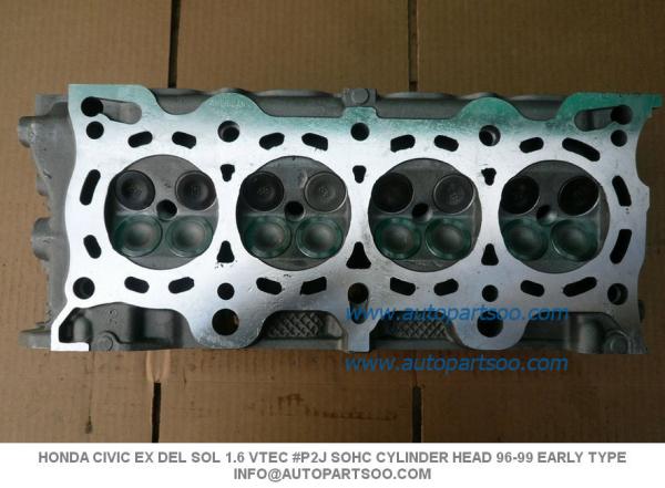 # P2J SOHC TAPA DE CILINDRO 96-99 EARLY TYPE NO CORE HONDA CIVIC EX DEL SOL 1.6 VTEC