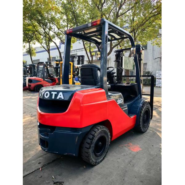 Container Operations Demands 3ton Toyota Manual Diesel Forklift with 4-wheel Drive