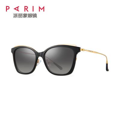 Metal PEI Mixture Frame Ladies Polarized Sunglasses Fashionable Cat Eye TAC Lens Eyeglass