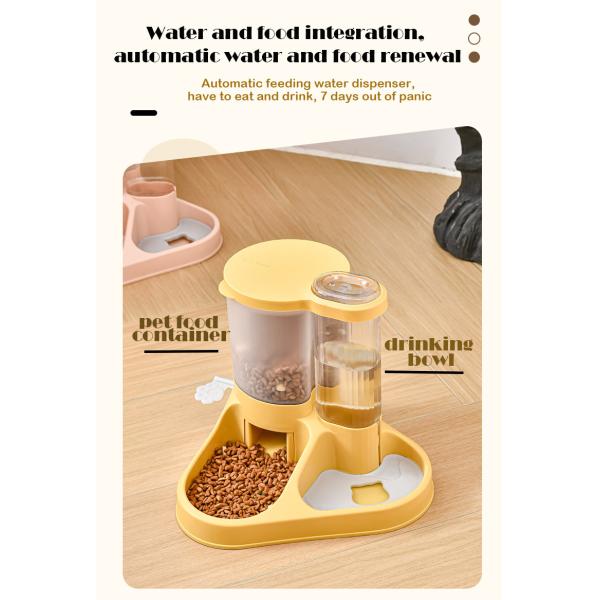 Small to Large Dog Water Dispenser with Automatic Feeder and Water Bowl Battery Operated