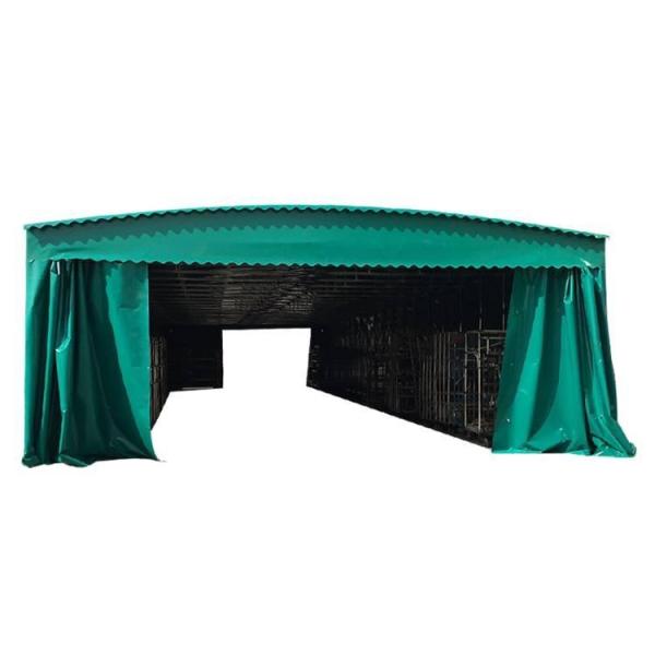 Retractable Folding Tent PVC 500G 550G 600G 650G Waterproof Sunscreen Tarpaulin Sheet