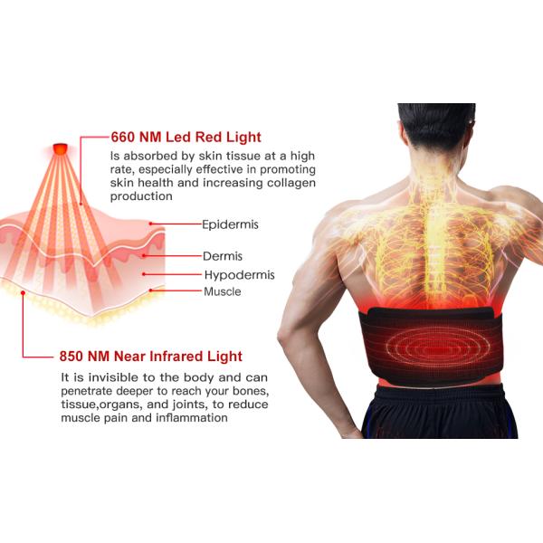 Пояс обруча пусковой площадки тела инфракрасного света машины терапией света СИД потери веса 850nm