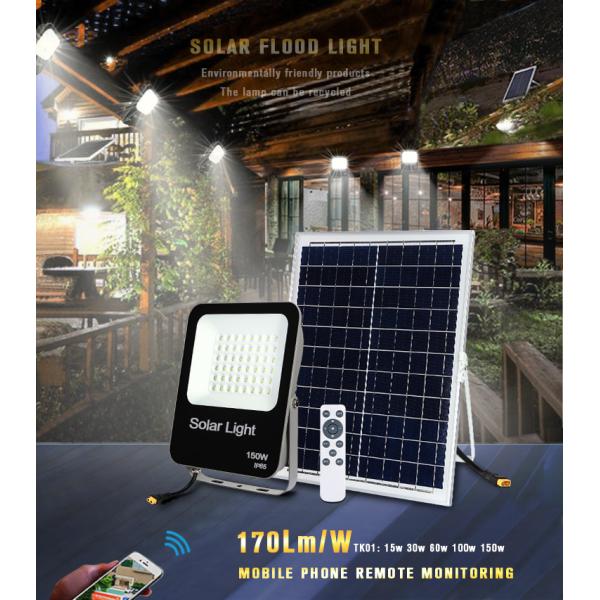Aluminum IP65 15W 30W 60W 100W 150W Outdoor Solar Flood Lights