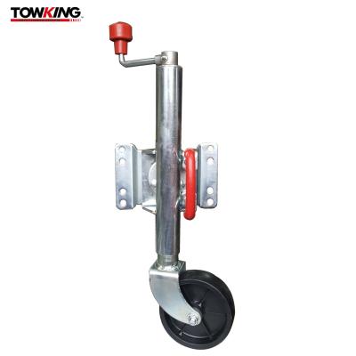 Top Wind Trailer Jockey Wheel With Swivel Plate 240mm Lift Height