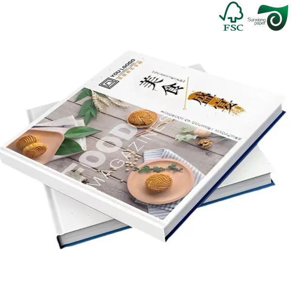 FSC 250gm Haute luminosité Texte brillant Papier de couverture 610mm 860mm Excellente capacité d'impression