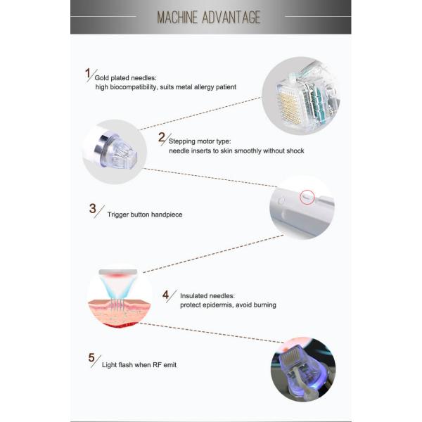 Подтяжка лица подмолаживания кожи иглы оборудования RF машины красоты RF микро-