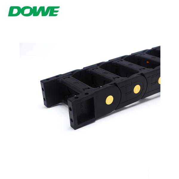 Reinforced PA66 Towline Energy Plastic Cable Drag Tow Chain For CNC Machine