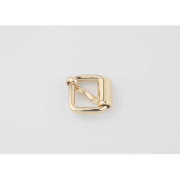 Custom Gold Shoe Buckles 15mm Size , Decorative Metal Strap Buckles K2259