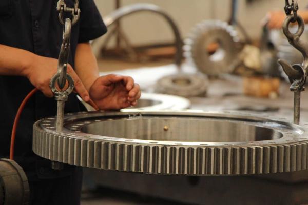 Large Size  Outer Gear Turntable Slewing Bearing Same Diameter