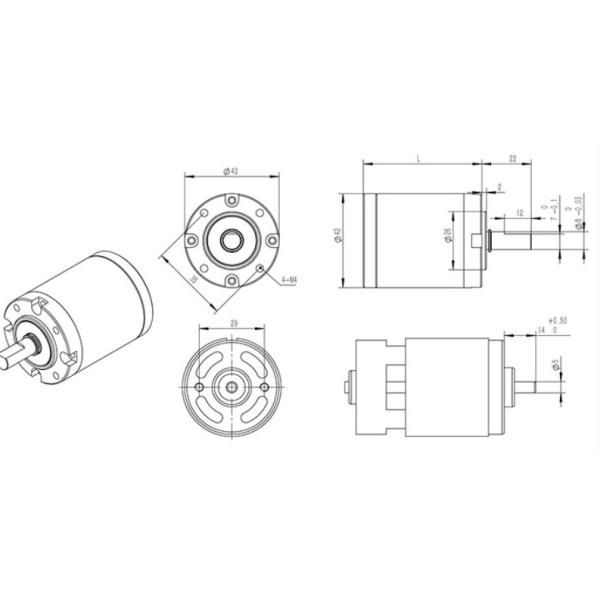 795 895 775 планетарный редуктор мотора 42mm 12v CM42 шестерни планетарный