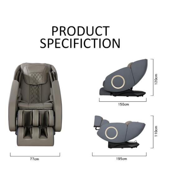 PU ABS 3d Ultimate Smart Massage Chair KC Zero Gravity ROHS ODM