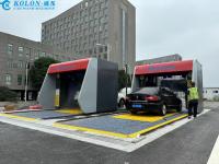 15 coches/hora Lavadora de coches con 5 cepillos