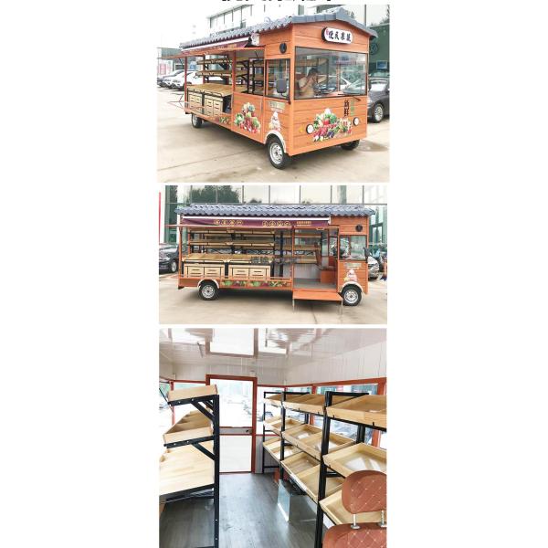 Customized Mobile Food Vending Trailer Multifunctional Fruit and Vegetables Vehicle