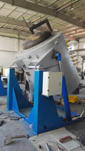 Fixed electromagnetic melting crucible furnace,