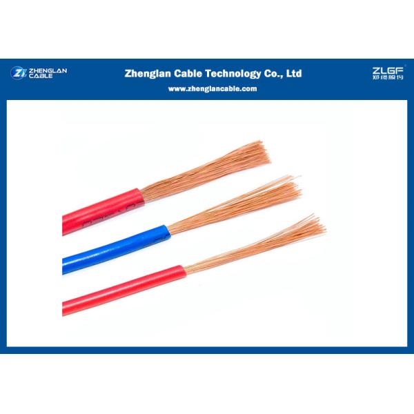 Кабель аттестации CE огнезащитный электрический/гибкий кабель одиночного ядра теплостойкий/расклассифицированное напряжение тока: 450/750V