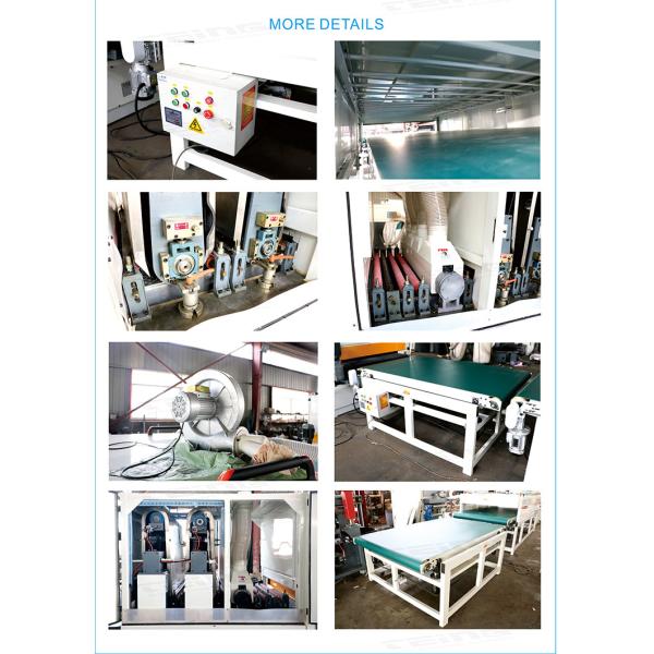 3 Belt Speed 2000r/min P-R-RP1300 Wide Belt Sander Machine With Water Sanding and Drying