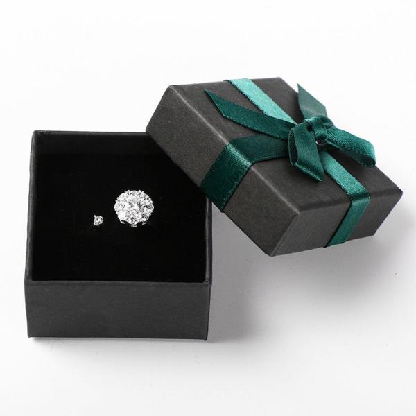 Cardboard Rigid Ring Earring Necklace Jewelry Watch Gift Box Custom Printing