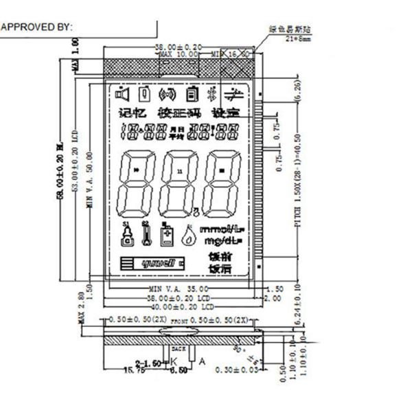 SPI интерфейса этапа HTN Lcd дисплея позитва режим Transpare Semi