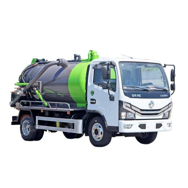 DFAC 6000 Litres Camion d'aspiration et de nettoyage de benne basculante   Aspiration d'égouts   Laveur haute pression