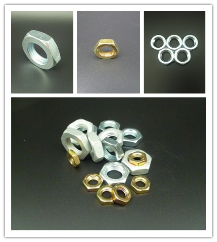 M16-1.5/M16-2.0 DIN439 Hex thin nut Yellow Zinc Plated,Zinc Plated,Carbon steel Grade 8.8 Class,DIN936