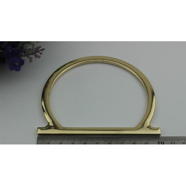 Handmade bag hardware holder light gold 85 mm metal accessory bag metal handle
