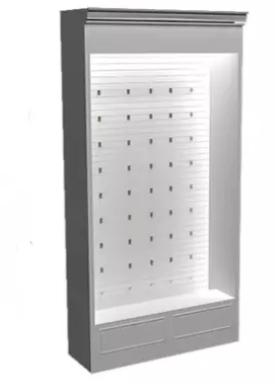 Eco Friendly Wood Clothing Display Showcase / Children's Clothes Cabinet For Store