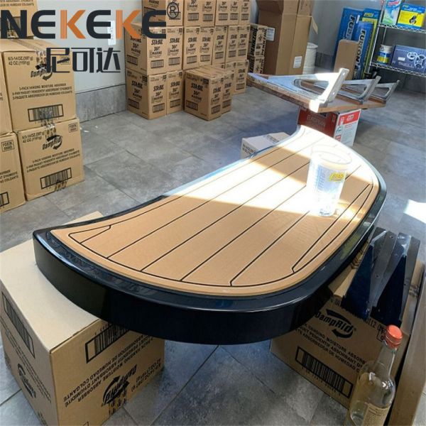 6mm Thickness UV Resistant Self-Adhesive Marine EVA Flooring for 2003-2009 Moomba Swim Platform Boat Deck Mat