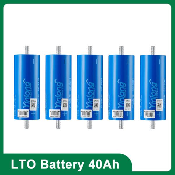 6 Mins Fast Charging 40AH Lithium Titanate LTO Battery with 25000 Times Cycle Life Yinlong LTO Cells