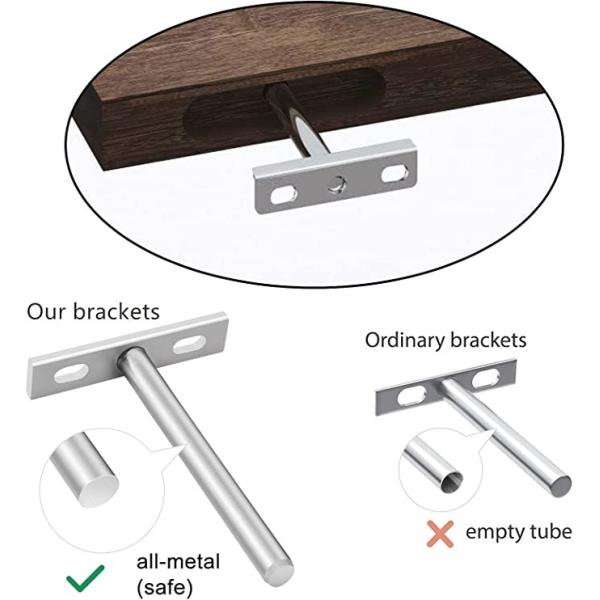 Floating Wall Mounted Wooden Shelves Ledges For Bedroom Living Room Bathroom Kitchen