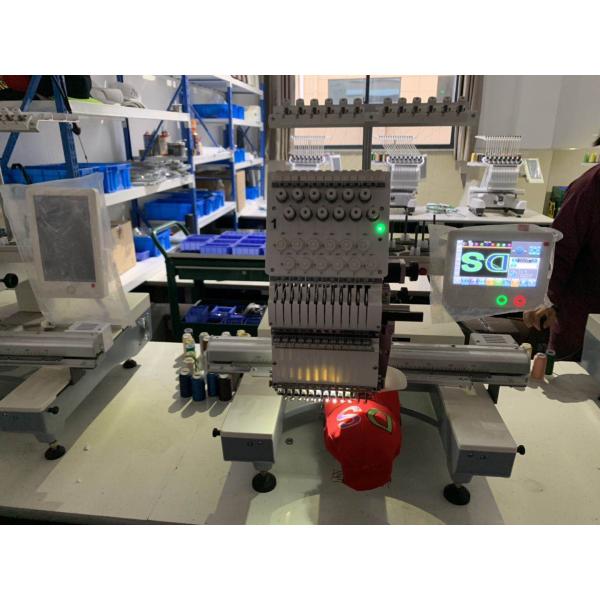 390 KG Single Head Touch Screen Computerized Embroidery Machine with Dahao 10inch A15