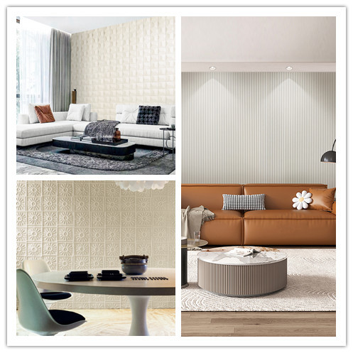 MDF основание 3D декоративные стеновые панели натуральная или цветная краска Окончание 6 мм 15 мм толщина