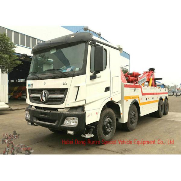 Beiben Heavy Duty Rotator Wrecker Tow Truck , 30-40 Ton Heavy Wrecker Trucks