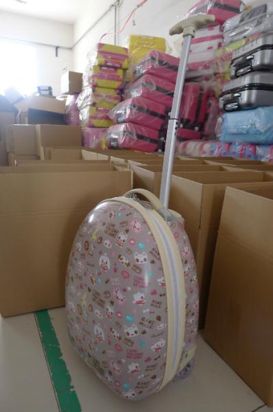 egg shaped kids trolley luggage bag suitcases in baigou baoding hebei China Factor