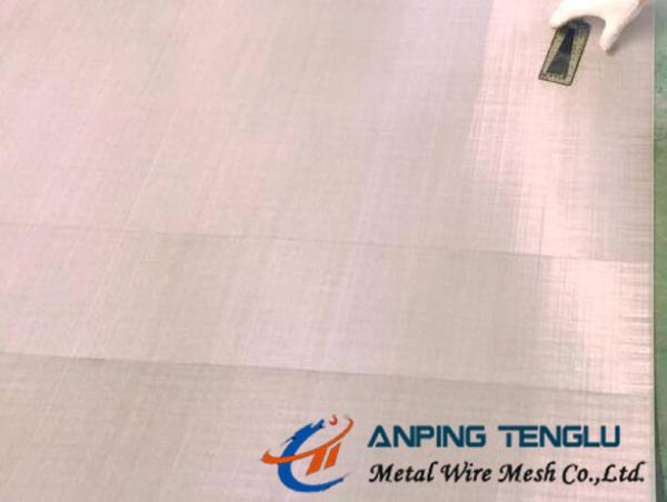 70X390Mesh Plain Dutch Weave, SS300 Series Filter Screen, Smooth Surface