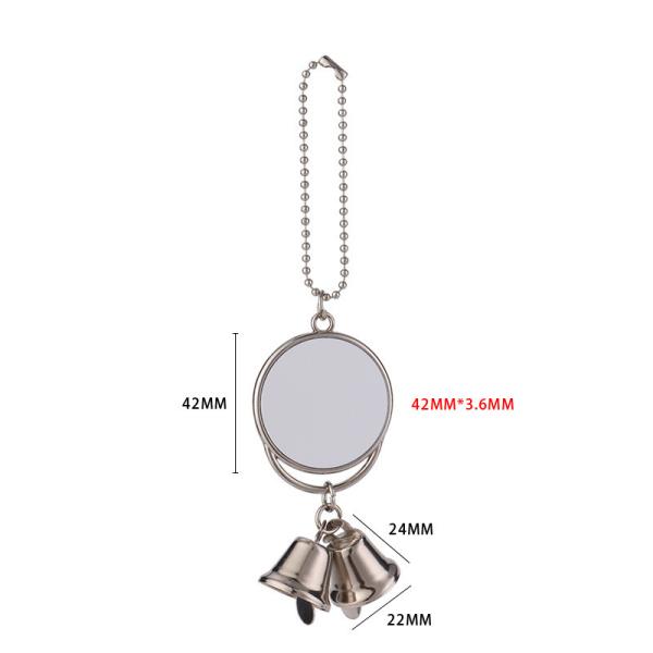 Custom Logo Car Hanging Ornament Metal Christmas Angel Wing Ornaments Sublimation Blanks Christmas Decorations