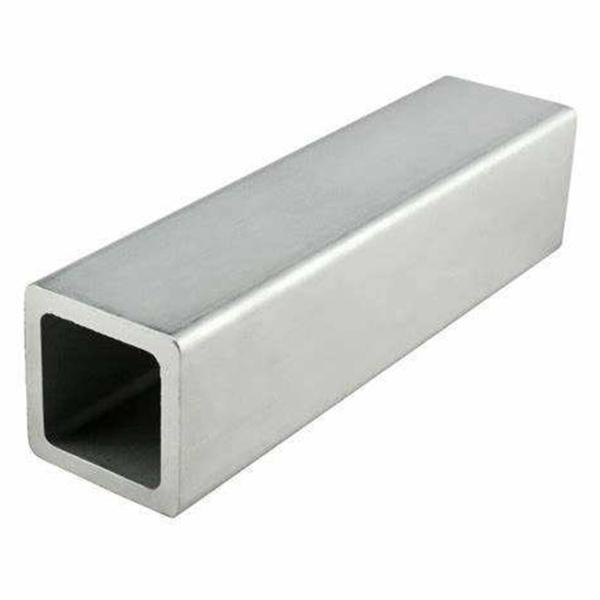 6063-T6 6061 Aluminum Square Tubing 1.5 3 Alloy Internal Threaded For Sliding Door Track