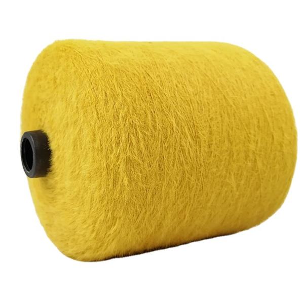 Fio de lãs peludo de nylon 3CM de confecção de malhas do bordado do fio 100% da pena de 2CM