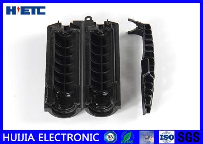 Black Fiber Optic Splice Case Weatherproof For BTS Installation