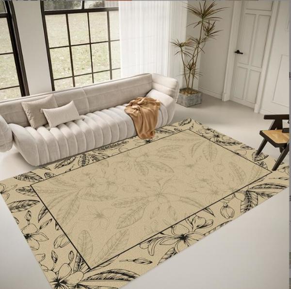 Household Printed Living Room Floor Rug Light Luxury Pattern Coffee Table Blanket