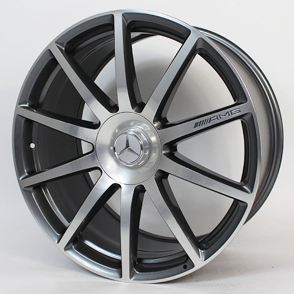 Forged 7.5J 66.6 Hole 10 Spoke Aluminum Wheels Mercedes Benz Fit Tire 265 40 R18