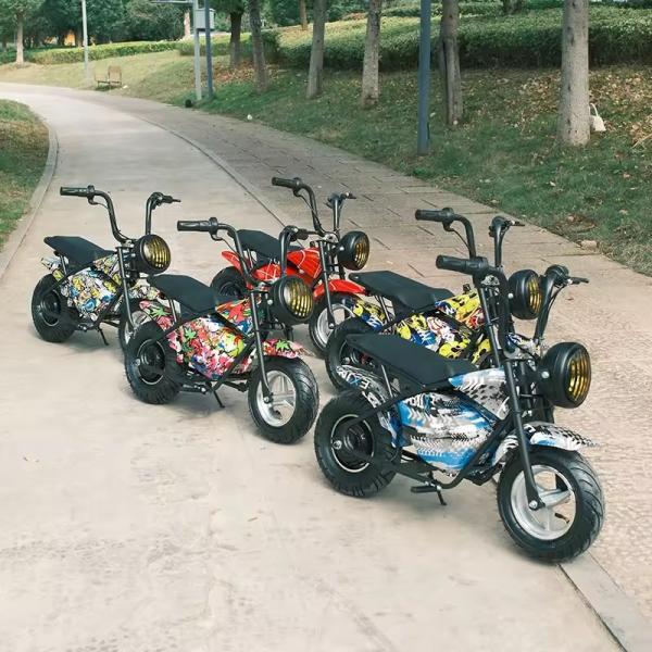 36V Electric Mini Scooter for Kids Bike Dis-brake and Aluminum Alloy Fork Material