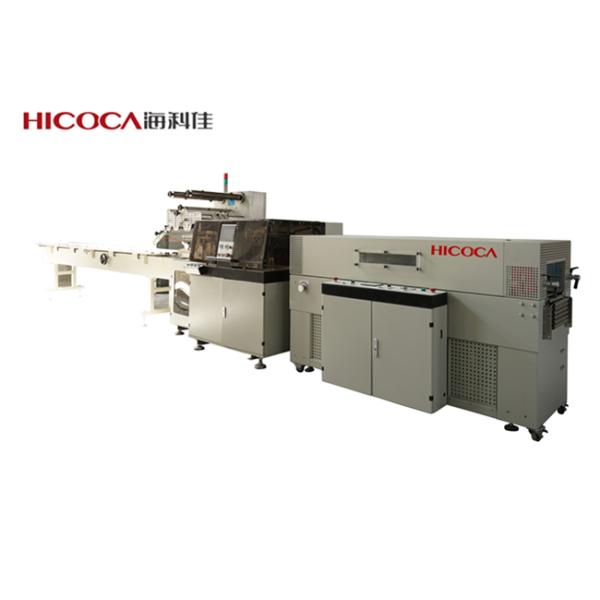 Heat Shrinkable Film Vegetable, Food, Books  Packaging Machine With PLC Touch Screen