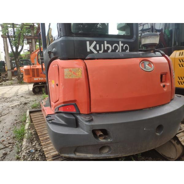 Blue Kubota 3 Ton Excavator 0.22m#194 Bucket Capacity 6000 KG Machine Weight