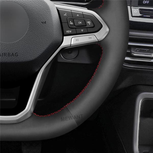 VW Golf 8 Passat Alltrack Passat Variant Atlas 2019-2020 Soft Suede Steering Wheel Cover