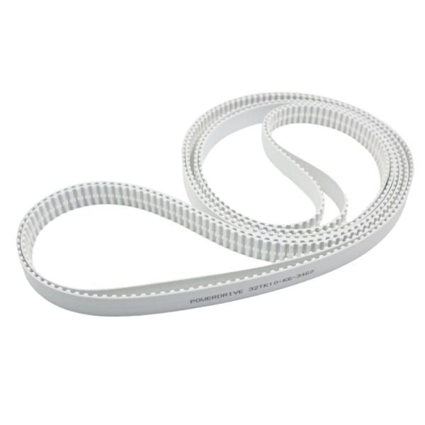 White Black PU Timing Belt at Pricing for Standard or Nonstandard in White and Black