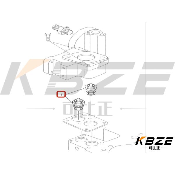 3928639 3907242 HYUNDAI R300 THERMOSTAT 76°C FOR CUMMINS 6CT8.3 ENGINE R290 R305 PC56-7 EXCAVATOR