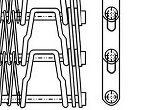 Cinturones transportadores flexibles para la transferencia de curvas de giro 50 kg 100 kg de carga