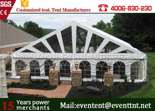 Luxury Wedding Party Tent event marquee With Hard ABS wall  / Glass Wall Easy Assemble